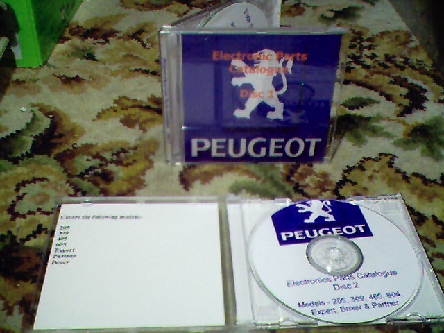 Peugeot Electronic Parts Catalogue (EPC) on CD