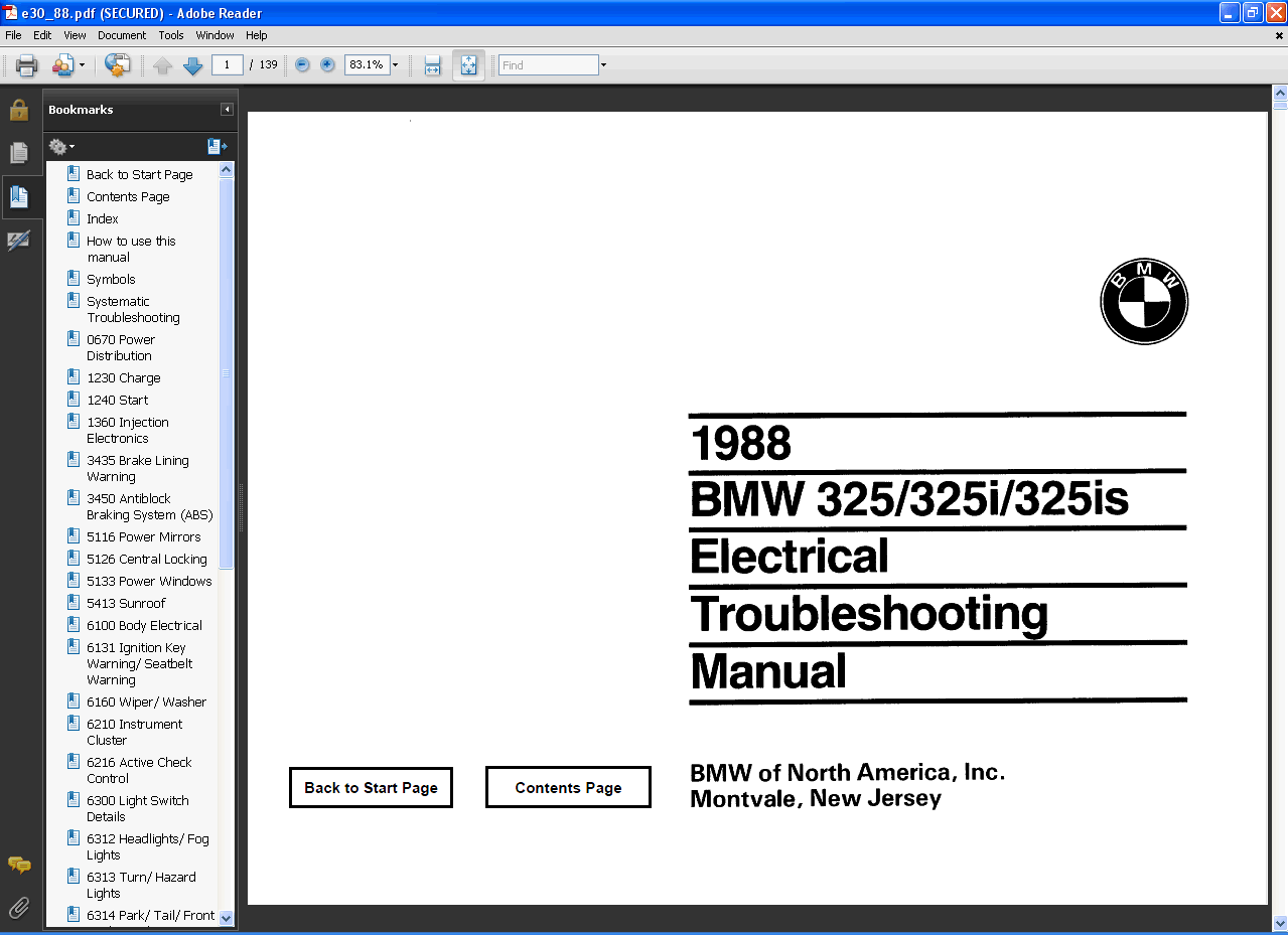 Bmw 635csi Wiring Diagram | Wiring Library