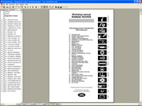 Range Rover, Discovery & Freelander Workshop Manuals on CD