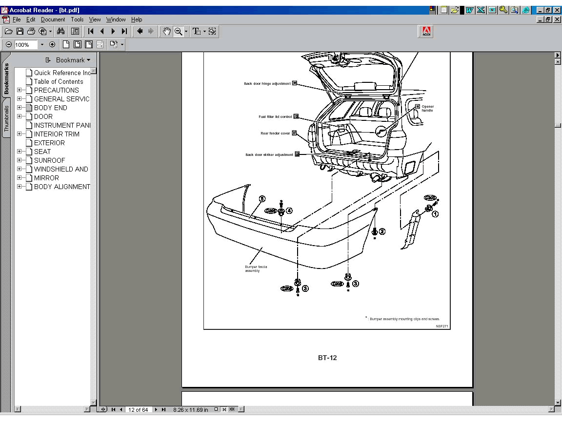 User manual nissan primera p11 #10