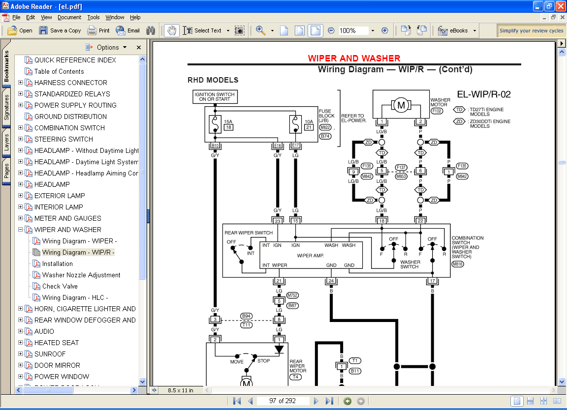 2002 Nissan Pathfinder Stereo Wiring Diagram from www.classic-spares.net