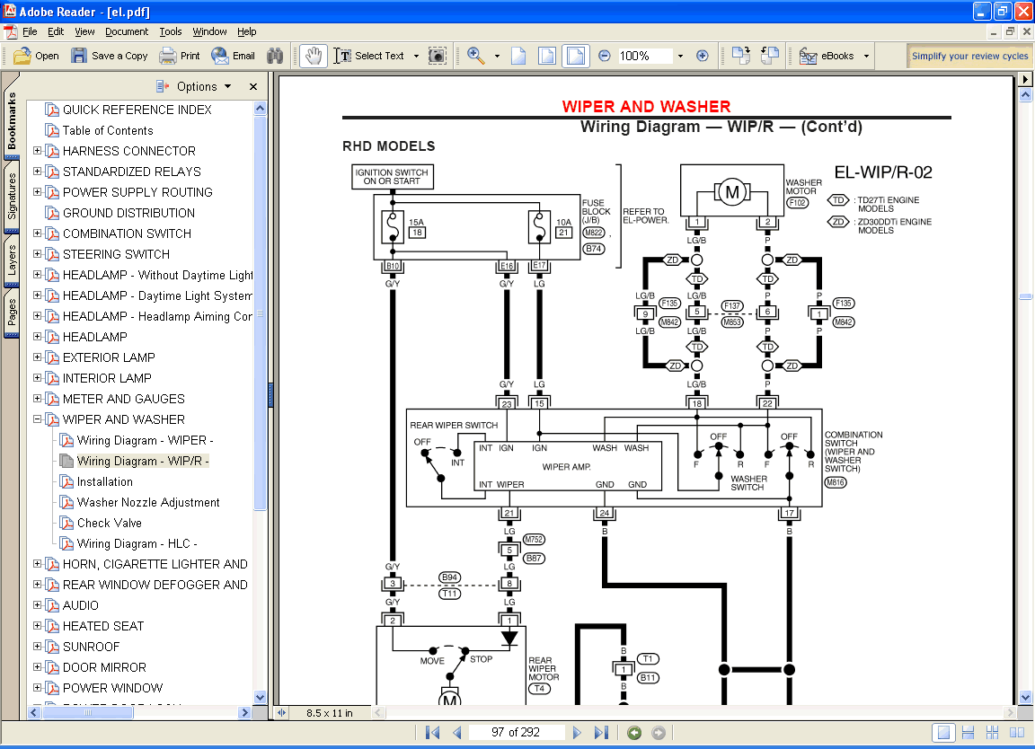 2001 Nissan altima stereo wire diagram