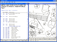 Rover and Austin Metro Parts Catalogue