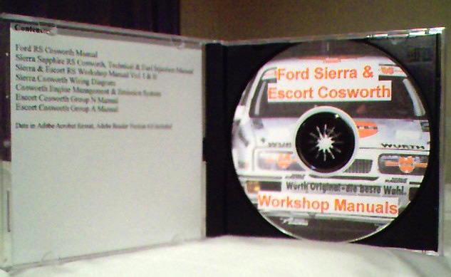 Ford Sierra Escort Cosworth Manuals
