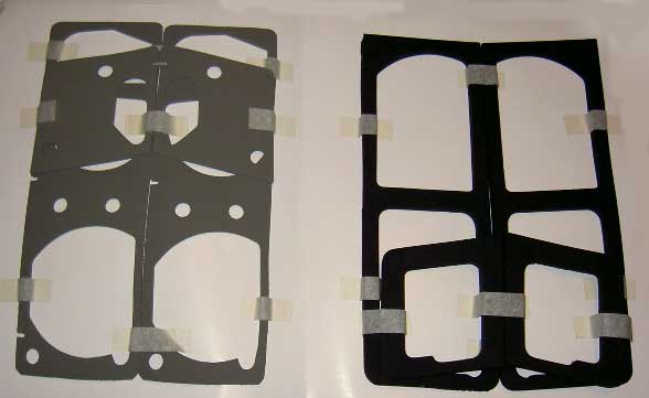 Triumph TR6 rear lamp gaskets